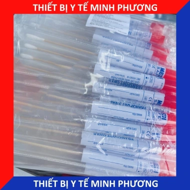 Que tăm bông vô trùng lấy dịch xét nghiệm Túi 100 que giảm giá chỉ 162.000 VND