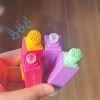 Que tẩy dầu MILTER 12ml - Bút tẩy vết bẩn hai đầu, đầu bàn chải di động, loại bỏ vết bẩn khẩn cấp cho du lịch 2