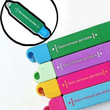 Que tẩy dầu MILTER 12ml - Bút tẩy vết bẩn hai đầu, đầu bàn chải di động, loại bỏ vết bẩn khẩn cấp cho du lịch 4