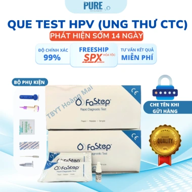 Que Test Virus HPV IgG FASTEP Tại Nhà Nhanh Chóng Tiện Lợi Chính Xác Giá 20.000đ Que Test Virus HPV IgG FASTEP Tại Nhà Nhanh Chóng Tiện Lợi Chính Xác Giá 20.000đ