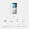 QUEES Máy khuếch tán nước hoa ô tô 160ml - Hương thơm tự nhiên, khử mùi, chống say xe, sang trọng, giá 275.784 VND 9