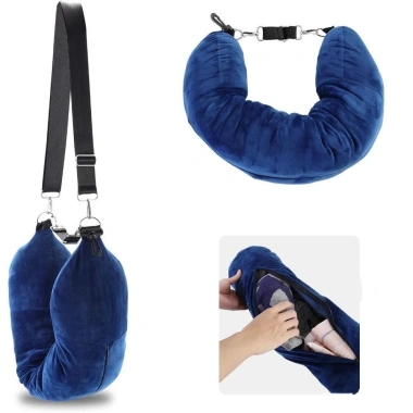 RATTANCO Cổ Nhồi Bông - Gối Du Lịch Di Động, Túi Fuzz Siêu Mềm, 70.600₫