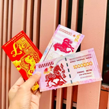 [RẺ] FLASH SALE 50% Tiền Macao Con Ngựa Mệnh Giá 1 Triệu Patacas - Lì Xì Tết 2.026 Giá 2.120₫ 7