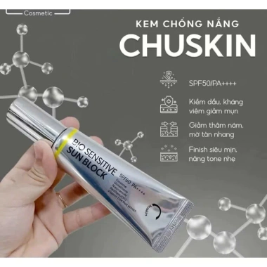 Rẻ vô địch 2.027-2.028 Chính hãng Kem chống nắng tone SPF50+++ Chuskin 50ml Hàn Quốc 3 Rẻ vô địch 2.027-2.028 Chính hãng Kem chống nắng tone SPF50+++ Chuskin 50ml Hàn Quốc 3