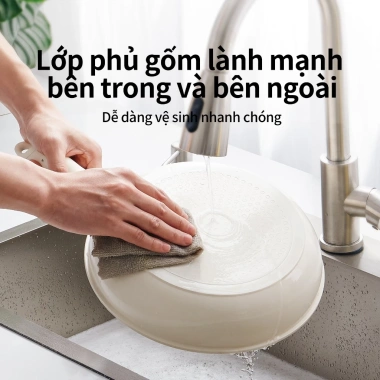 Redchef Bộ Dụng Cụ Nấu Ăn Đá Gốm Chống Dính 16 Món Tay Cầm Tháo Rời PTFE PFOA