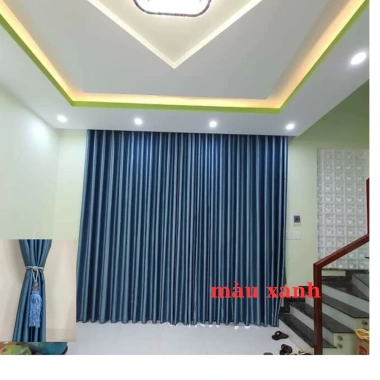 Rèm cửa sổ vải dày chống nắng, cản sáng - Giá chỉ 135k, trang trí phòng khách, ngủ hiện đại Sài Gòn 6