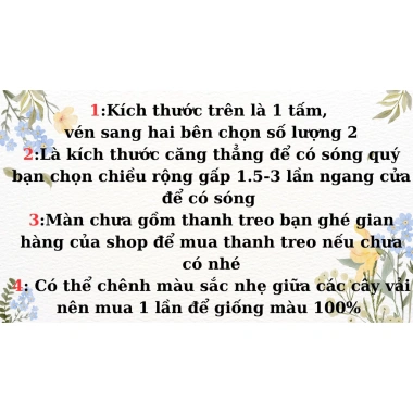 Rèm cửa sổ vải dày chống nắng, cản sáng - Giá chỉ 135k, trang trí phòng khách, ngủ hiện đại Sài Gòn 8