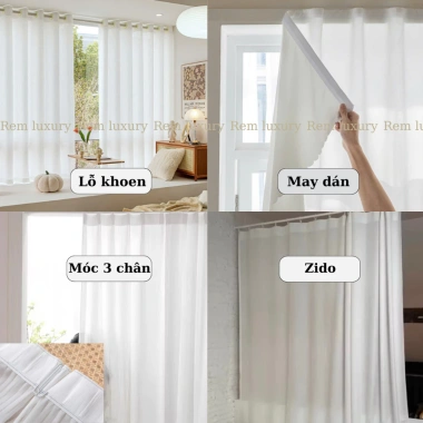 Rèm Màu Trà Sữa – Họa Tiết, Cản Sáng 99% & UV, Trang Trí Phòng Ngủ, Phòng Khách 8