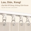 Rèm vải chống thấm nước xếp gọn, ray chạy – thích hợp nhà bếp, kệ giày, tủ – 188.888 VND 2