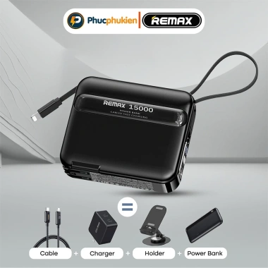 Remax CP 2 - Sạc dự phòng 20.000mAh AC, sạc không dây m@gsafe, dây 2 đầu - 485.000 VND 3