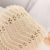 RESILIENCI1 Mũ dệt kim nơ ngư dân Unisex - Che nắng UV, rỗng, vành rộng, thoáng khí Panama 8