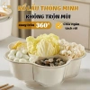 Rổ Đựng Rau Lẩu Chia Ngăn + Khay Xoay 360 HANU – Khay Bánh Mứt Kẹo Tết Hình Hoa Giá 176.000 2
