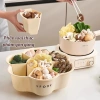 Rổ Đựng Rau Lẩu Chia Ngăn + Khay Xoay 360 HANU – Khay Bánh Mứt Kẹo Tết Hình Hoa Giá 176.000 3