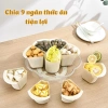 Rổ Đựng Rau Lẩu Chia Ngăn + Khay Xoay 360 HANU – Khay Bánh Mứt Kẹo Tết Hình Hoa Giá 176.000 4