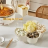 Rổ Đựng Rau Lẩu Chia Ngăn + Khay Xoay 360 HANU – Khay Bánh Mứt Kẹo Tết Hình Hoa Giá 176.000 5