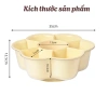 Rổ Đựng Rau Lẩu Chia Ngăn + Khay Xoay 360 HANU – Khay Bánh Mứt Kẹo Tết Hình Hoa Giá 176.000 7