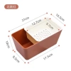 Rổ Đựng Trái Cây 2 Ngăn 2in1 - Khay Đồ Ăn Vật, Giữ Vỏ Hạt, Dễ Vệ Sinh, An Toàn, Giá 26.505 VND 5