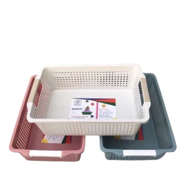 Rổ Nhựa Chữ Nhật Trung, Quai Đựng Tài Liệu cho Văn Phòng và Nhà Bếp – 31.395k 6 Rổ Nhựa Chữ Nhật Trung, Quai Đựng Tài Liệu cho Văn Phòng và Nhà Bếp – 31.395k 6