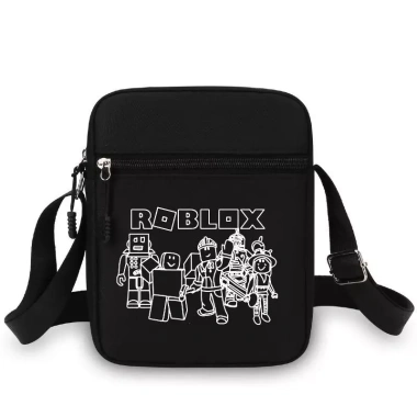 Roblox Túi Đeo Vai Ngang Đen Đa Năng - Túi Vuông Nhỏ Thời Trang cho Trẻ Em & Người Lớn, Quà Tặng Du Lịch 8