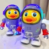 Robot Phi Hành Gia Vàng - Nhạc Đèn Sáng, Dùng Pin AA, Dành cho Bé Trai & Bé Gái
