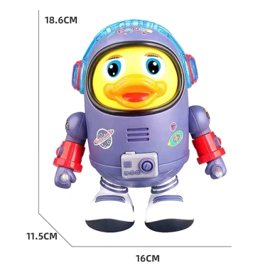 Robot Phi Hành Gia Vàng - Nhạc Đèn Sáng, Dùng Pin AA, Dành cho Bé Trai & Bé Gái
