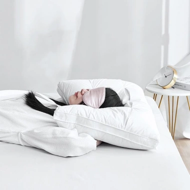 Ruột Gối Microfiber Lông Vũ Luxury 6 Sao 2 Viền Piping Premium - Chống Xẹp Lún Giá 430.000đ 7