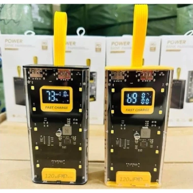 Sạc 50.000mAh PD 22.5W nhanh, 4 dây tích hợp và đèn LED chiếu sáng - Giá 200.000đ 5