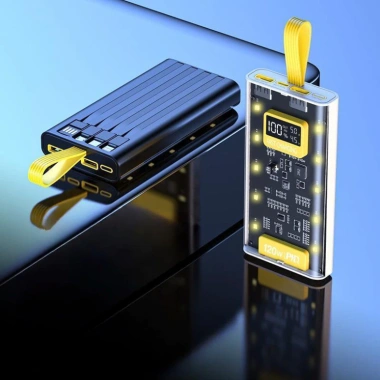 Sạc 50.000mAh PD 22.5W nhanh, 4 dây tích hợp và đèn LED chiếu sáng - Giá 200.000đ 9