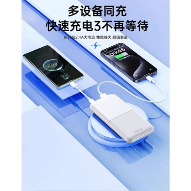 Sạc di động REMAX 1.000mAh/2.000mAh, chuẩn 3C, sạc nhanh Type‑C - 295.037₫ 5 Sạc di động REMAX 1.000mAh/2.000mAh, chuẩn 3C, sạc nhanh Type‑C - 295.037₫ 5