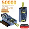 Sạc điện thoại 120W 50.000mAh PD 22.5W kèm 4 cáp và đèn LED - AUDIO365 - 239.000₫ 5