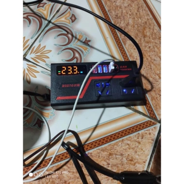 Sạc điện thoại ô tô cắm đầu tẩu – Sạc nhanh Type‑C, hỗ trợ 220V/12V/24V, giá 190k 3