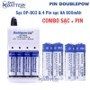 Sạc DP-B02 Doublepow 4 khe 4 viên AA/AAA cho mic không dây, camera, đồ chơi trẻ em 49.500 9