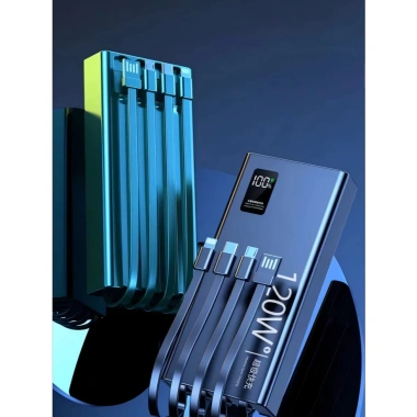 Sạc dự phòng 100.000mAh 2.025 sạc nhanh 22.5W, màn hình hiển thị pin, đèn pin sáng mạnh - Giá ưu đãi 224.978₫ 6