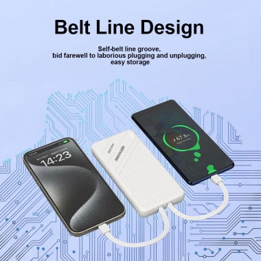 Sạc Dự Phòng 10.000/20.000mAh Sạc Nhanh 22.5W Pin Dung Lượng Lớn, Kèm Dây Sẵn Cho Mọi Điện Thoại Giá Ưu Đãi 124.460 VND