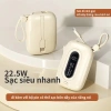 Sạc dự phòng 10.000mAh 2 cổng sạc nhanh kèm cáp iP+Type-C, gọn nhẹ, LED hiển phần trăm - 210.000 VND 2