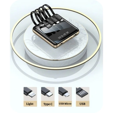 Sạc dự phòng 10.000mAh – 4 dây Light/USB‑Micro/Type‑C, màn hình % pin, giảm còn 229k 2 Sạc dự phòng 10.000mAh – 4 dây Light/USB‑Micro/Type‑C, màn hình % pin, giảm còn 229k 2