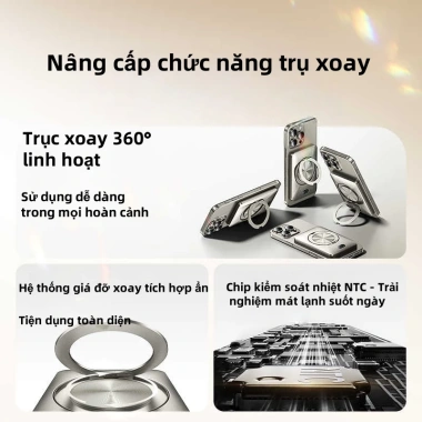 Sạc dự phòng 10.000mAh mini không dây, nam châm tự động, sạc nhanh 20W và cáp cho iPhone 12‑17 Pro - 349.000₫