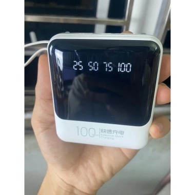 Sạc dự phòng 10.000mAh Power Bank 01 tích hợp cáp, đèn LED, đa màu - Giá 129.000₫ 7