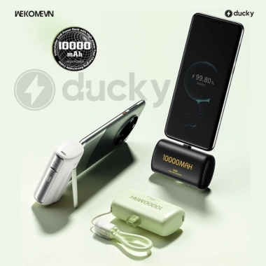 Sạc Dự Phòng 10.000mAh WP113 WEKOMEVN – Cáp C+ – Sạc Nhanh 22.5W, Hiển Thị % Pin 5 Sạc Dự Phòng 10.000mAh WP113 WEKOMEVN – Cáp C+ – Sạc Nhanh 22.5W, Hiển Thị % Pin 5