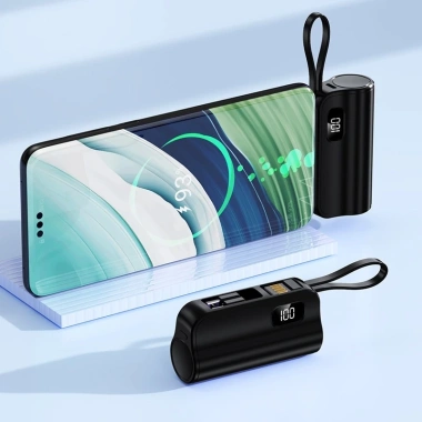 Sạc Dự Phòng 12.000mAh Cáp Tích Hợp Sạc Nhanh 20W + Màn Hình LED Mini - Lên Máy Bay, Giá 134k 7 Sạc Dự Phòng 12.000mAh Cáp Tích Hợp Sạc Nhanh 20W + Màn Hình LED Mini - Lên Máy Bay, Giá 134k 7