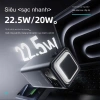 Sạc Dự Phòng 120W 80.000mAh Đèn LED Quay Sách, 4 Cổng Sạc Tháo Rời - 2.026 4