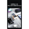 Sạc Dự Phòng 150.000mAh Năng Lượng Mặt Trời 120W, Đèn LED, 2 Cổng, Tương Thích Mọi Máy 4