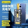 Sạc dự phòng 20.000mAh 120W trong suốt, sạc siêu nhanh kèm dây cho mọi máy - 195.000 VND 3