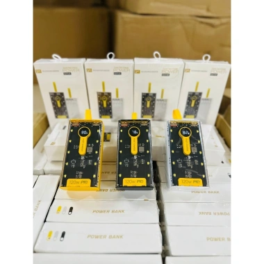Sạc dự phòng 20.000mAh 120W trong suốt, sạc siêu nhanh kèm dây cho mọi máy - 195.000 VND 5 Sạc dự phòng 20.000mAh 120W trong suốt, sạc siêu nhanh kèm dây cho mọi máy - 195.000 VND 5