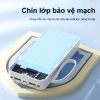 Sạc dự phòng 20.000mAh 20W nhanh, 4 cáp tích hợp, LED hiển dung lượng - Đa thiết bị, 229k 3
