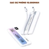 Sạc dự phòng 20.000mAh 3C Mang Lên Máy Bay - 2 dây sạc, màn LED pin, giá chỉ 189k 10