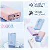 Sạc Dự Phòng 20.000mAh 50.000mAh PD 22.5W Sạc Nhanh Dùng 5 Lần Cáp Kèm Giá 300k 3
