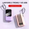Sạc dự phòng 20.000mAh cáp sạc nhanh, màn hình LED, 3 dây cáp - 259.000 VND 8