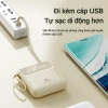Sạc dự phòng 20.000mAh cáp tích hợp 4 đầu - Sạc nhanh mọi thiết bị, giá ưu đãi 116k 3