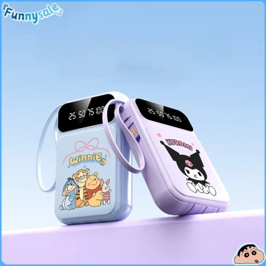 Sạc dự phòng 20.000mAh Disney Kuromi, cáp tích hợp, sạc nhanh cho Apple, Huawei, Xiaomi - Giá chỉ 185.900 VND